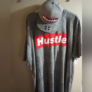 Hustle Hat and Fashion Tee Combo Set